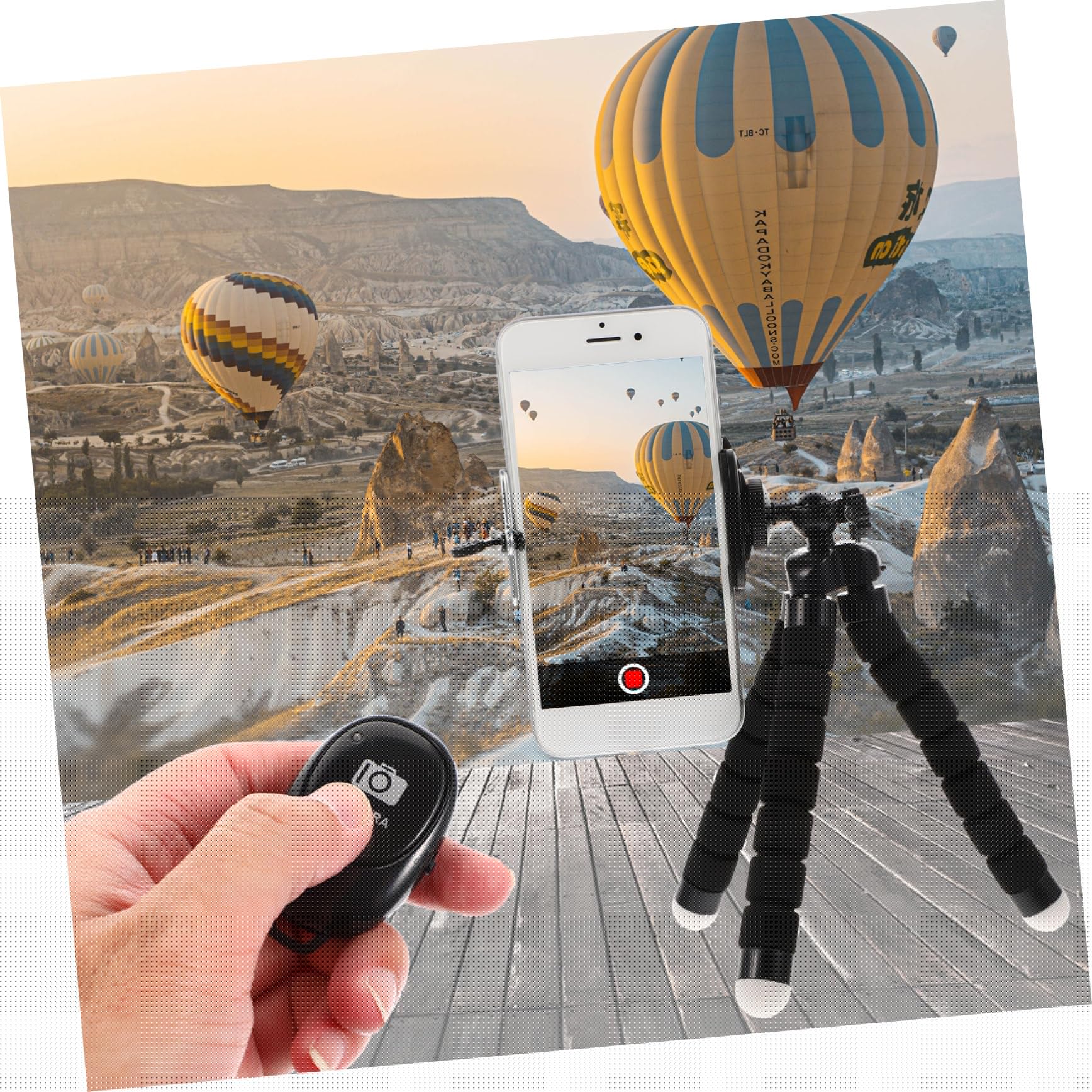 Homoyoyo 2 Pack Adjustable Phone Tripod Stand - Portable Stainless Steel Kickstand for Smartphones, Trumpet & Camera Mount | Perfect for Vlogging, Live Streaming & Hands-Free Video Calls