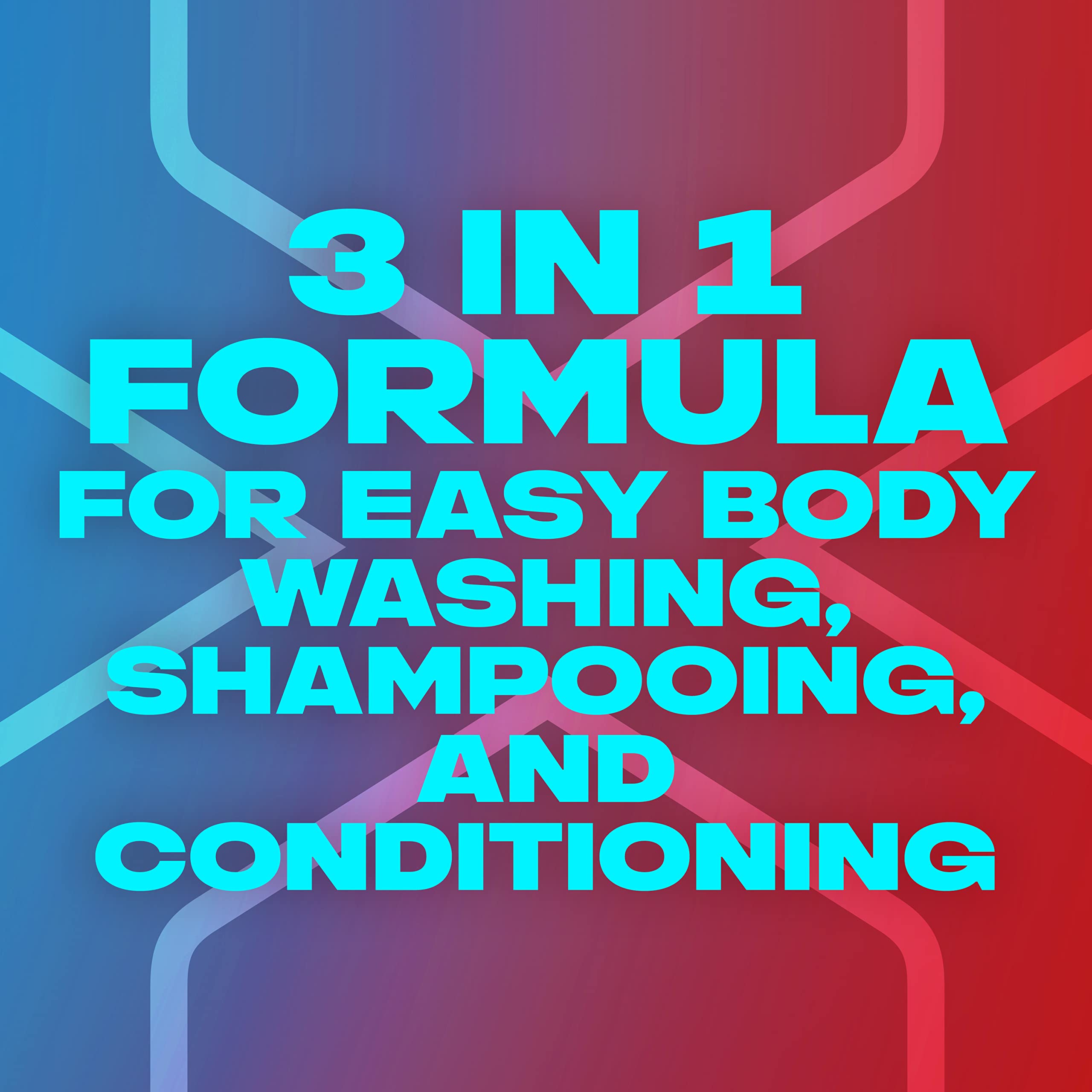 AXE 3-in-1 Body Wash, Shampoo & Conditioner for Men - Light Fresh Scent, 28 oz (4 Pack) | All-in-One Hair & Body Care | Gym, Travel & Daily Shower Essential