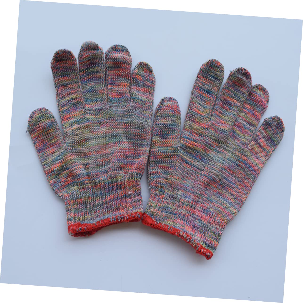 36 Pairs Floral Print Nylon Gloves for Outdoor Sports, Gardening, Weeding & Heavy Duty Work - Durable & Comfortable for Landscaping, Farming & Yard Work