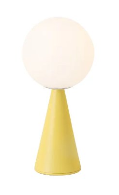 FontanaArte Bilia Mini Table Lamp - Modern LED Bedside Night Light for Bedroom, Living Room, and Office Decor