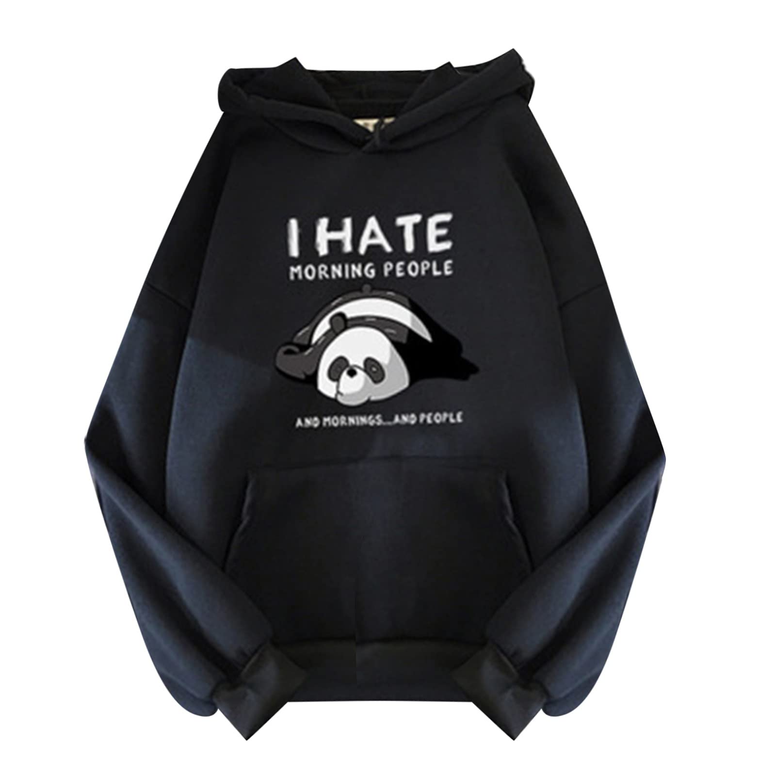 Cute Round Neck Long Sleeve Printed Women's Hoodie - Autumn Casual Sweatshirt for Women | Perfect for Fall Outfits, Lounge Wear & Street Style Fashion