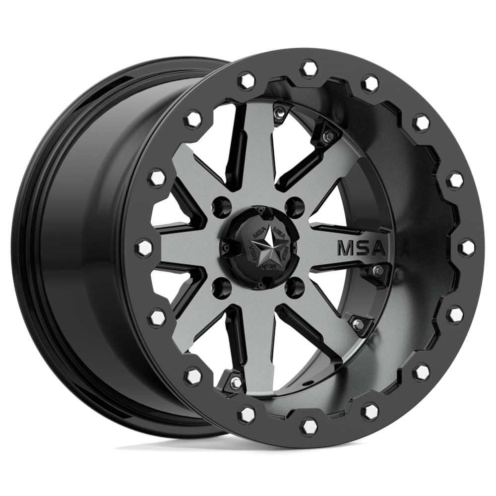 MA21 14X10 4X110 Charcoal -10mm Wheel Rim - M21-04010 | Perfect for Off-Road Trucks & SUVs, Custom Car Upgrades & Performance Vehicles
