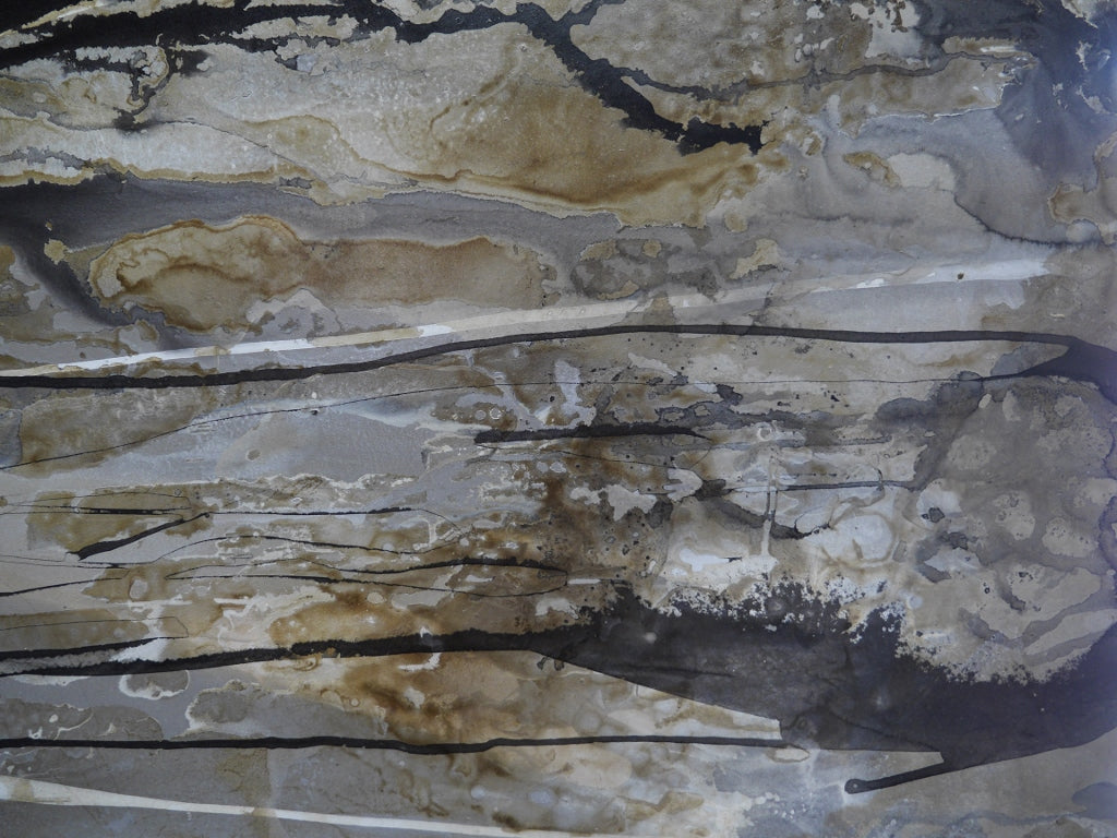 Refined 909 140cm x 180cm Rustic Blended Ink Abstract Wall Art Painting - Perfect for Living Room, Bedroom, Office & Modern Home Decor