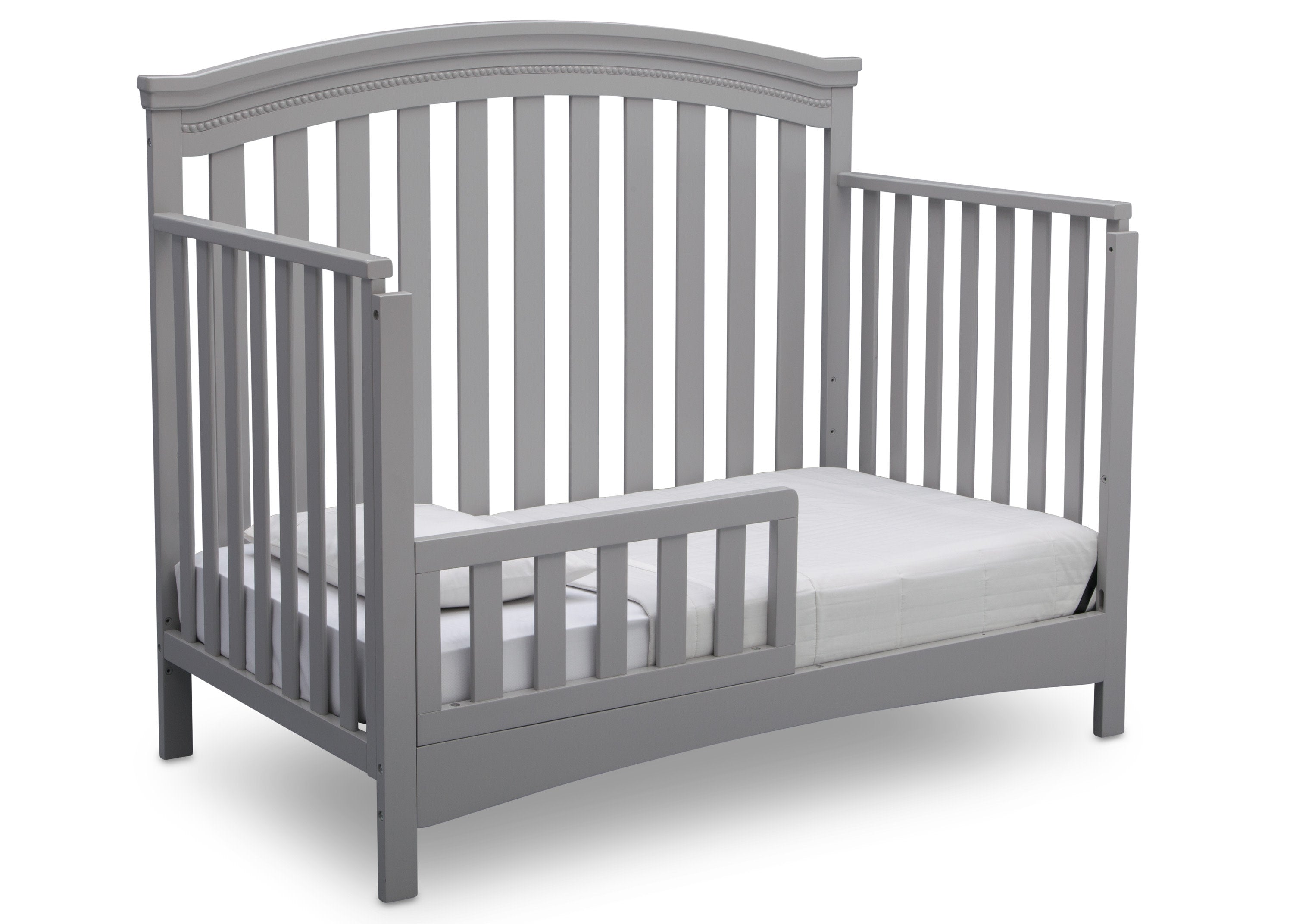 Emerson 4-in-1 Convertible Baby Crib to Toddler Bed - Safe & Adjustable Wooden Crib for Nursery - Perfect for Newborns, Infants & Growing Kids