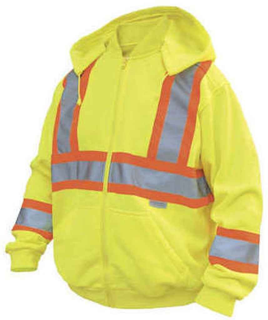 Men's Polyester Fleece Unlined Safety Hoodie - Lightweight & Comfortable for Work, Outdoor Activities & Casual Wear