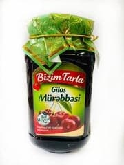 Premium Turkish Sour Cherry Jam - 400g Jar | All-Natural Fruit Spread for Breakfast, Desserts & Baking | Gluten-Free & Vegan-Friendly