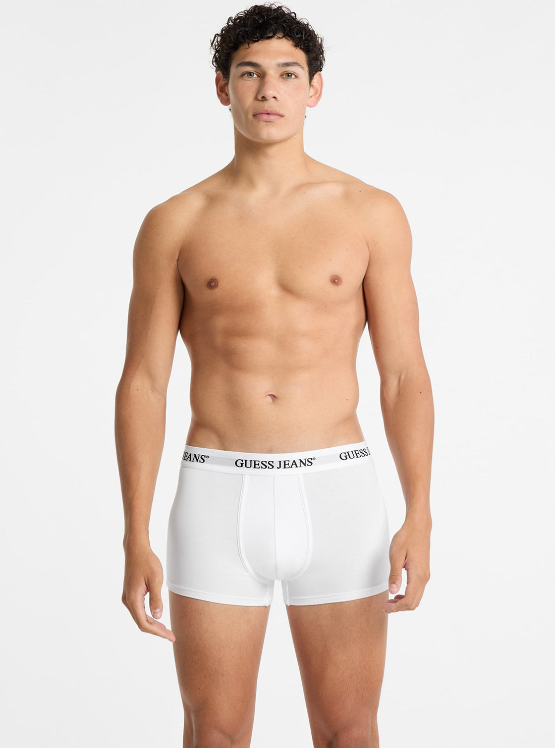 Guess Women's White Cotton 2-Pack Trunks - Soft Comfort Underwear for Everyday Wear & Travel