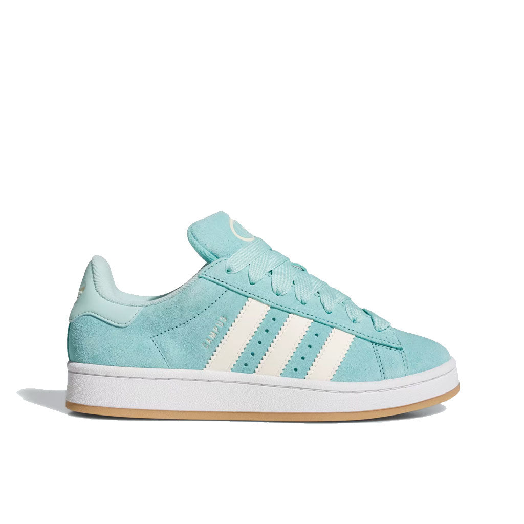 Adidas Women's Campus 00S Sneakers - Teal/White/Gum Colorway | Retro Running Shoes for Women | Perfect for Casual Wear, Gym & Street Style