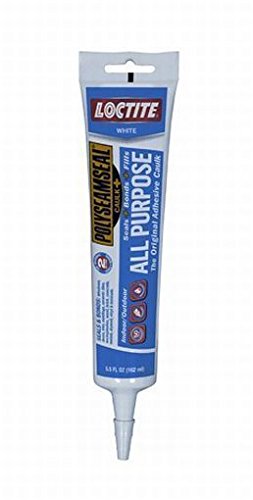 Henkel-Loctite 1723253 16 Pack 5.5 Oz. White Polyseamseal Tub and Tile Caulk - Waterproof Sealant for Bathroom, Kitchen & Shower Tile Repair