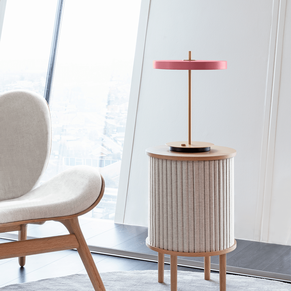 Asteria Modern LED Table Lamp - Adjustable Brightness, 3 Color Temperatures, USB Charging Port - Perfect for Bedroom, Living Room, Office & Study Desk Lighting
