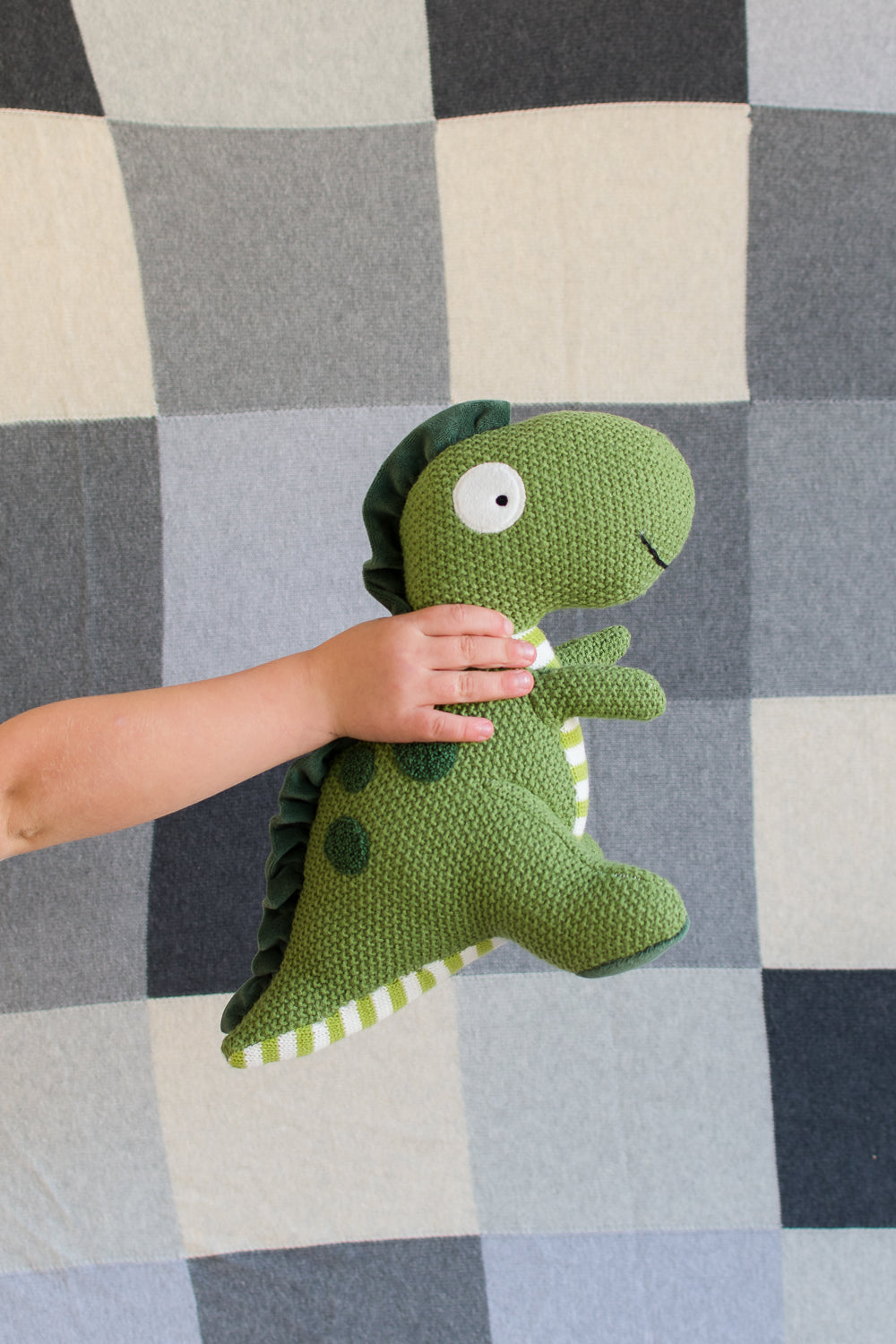 Big Dodger The Dino - Cute Dinosaur Plush Toy for Kids, Soft Stuffed Animal Gift for Boys & Girls - Perfect for Bedtime, Playtime and Nursery Decor