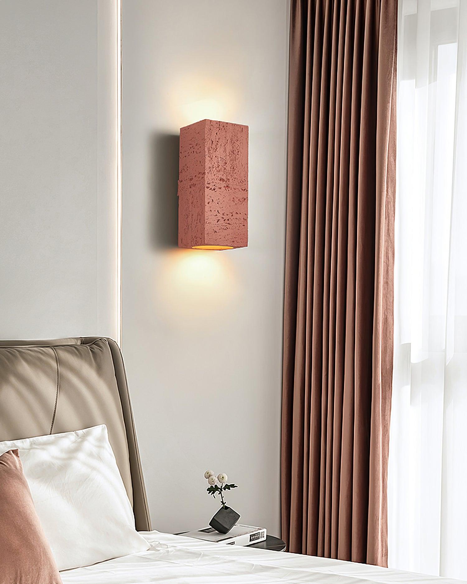 Modern Brick Wall Lamp - Industrial Style LED Sconce Light Fixture for Bedroom, Living Room, and Office Decor | Energy Efficient Indoor Lighting Solution