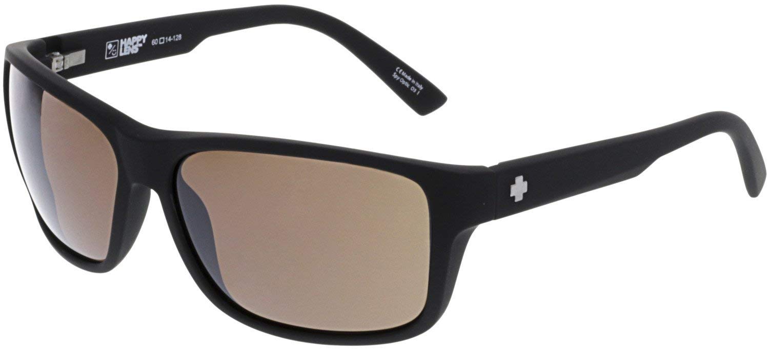 Spy Optic Angler Flat Polarized Sunglasses for Men & Women - UV Protection - Sporty Casual Style - Perfect for Fishing, Driving, Hiking, Beach, Road Trips & Everyday Wear - Ideal for Outdoor Adventures, Sports & Summer Activities