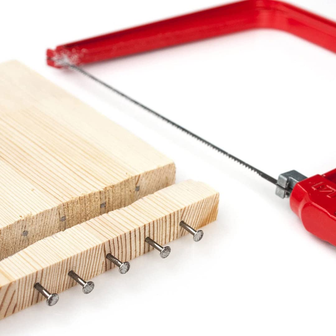 Magic Frame Depth Coping Saw with 5 Blades - Precision Cutting Tool for Metal, Wood & Plastic | Perfect for DIY Projects, Carpentry & Crafting