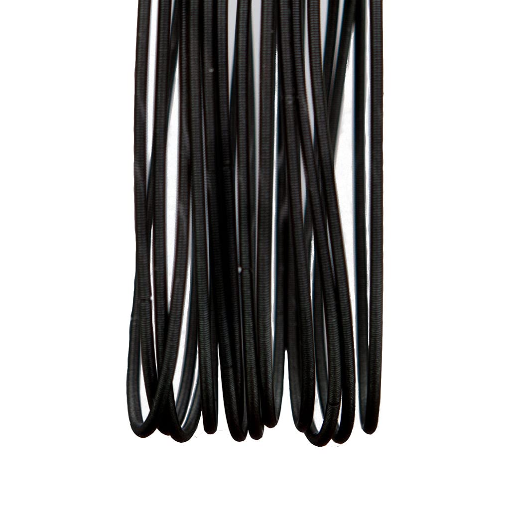 50-Pack Black Guitar String Bracelets for Stacking - Trendy & Durable Handmade Bracelets for Music Lovers, Festival Wear, and Layered Arm Candy