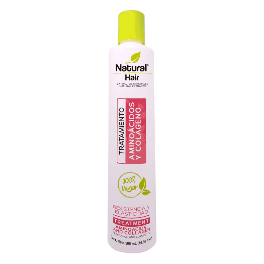 Naprolab Natural Hair Amino Acids & Collagen Treatment for Strength & Elasticity - 6.8oz/200ml | Repairing Hair Mask for Damaged, Dry & Frizzy Hair - Perfect for Salon & Home Hair Care Routine