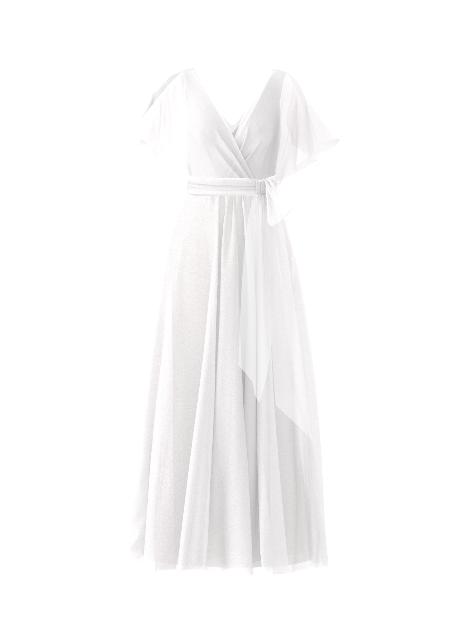 Ava White Bodice & Justine White Skirt with Sash Belt - Elegant Women's Lace Corset Top and Flowy Skirt Set for Wedding, Prom, or Special Occasions