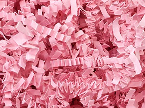 Crinkle Cut Gift Shred Filler - 10 LB Bulk Pack - Vibrant Pink Color for Gift Wrapping, Party Decorations, and Craft Projects