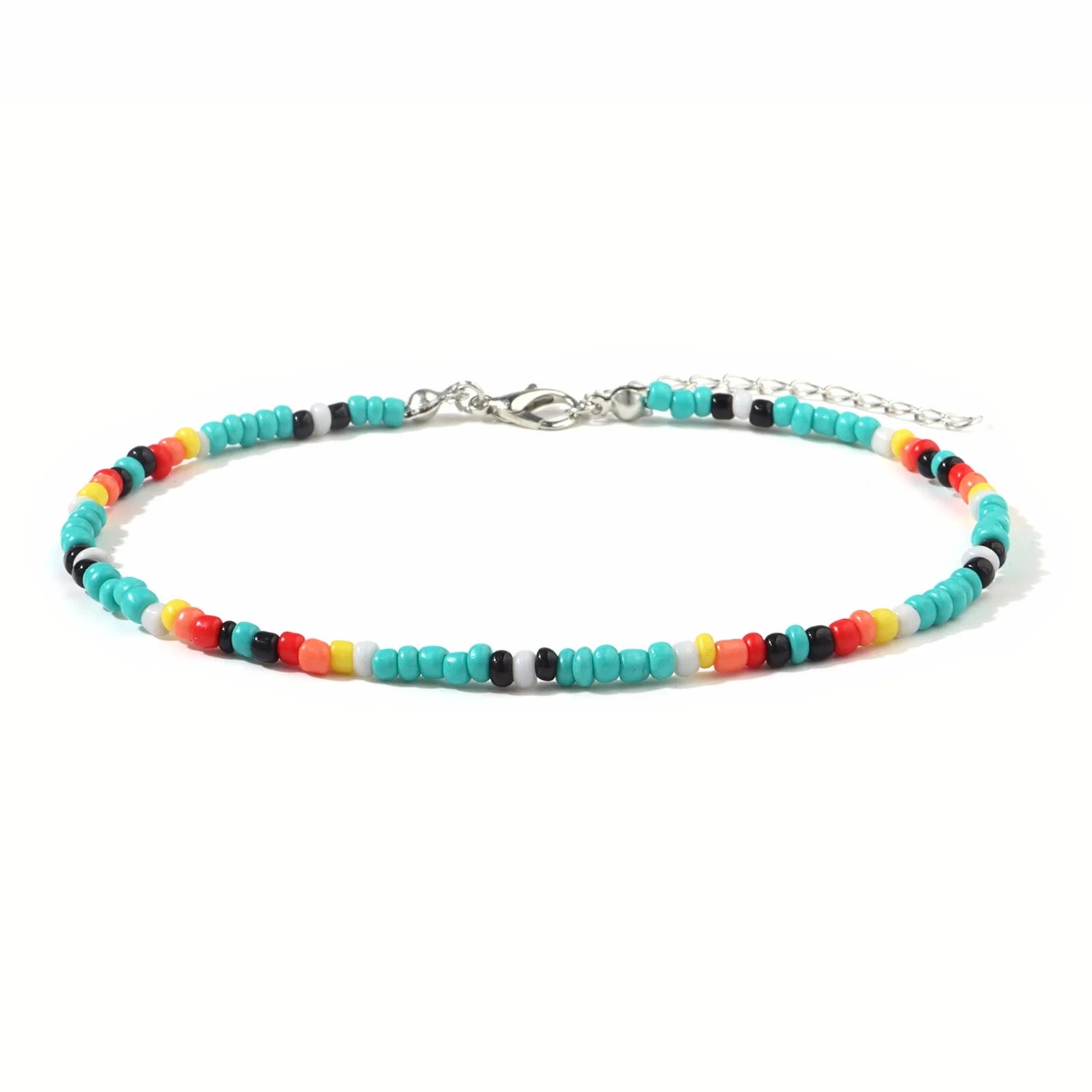 Flower Anklet for Women - Boho Floral Ankle Bracelet for Summer Beach, Festival, and Wedding Accessories