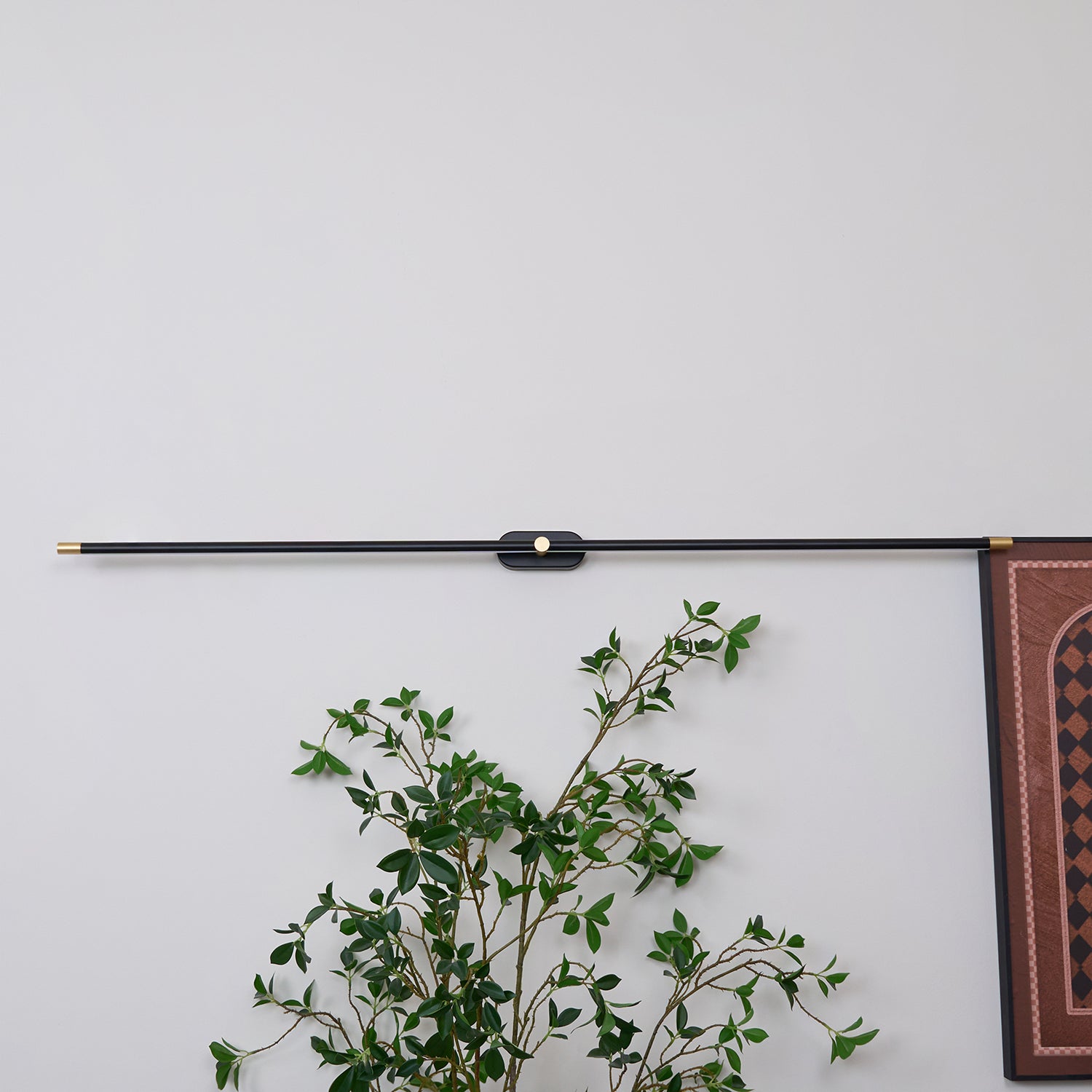 Minimalist Linear Wall Lamp - Modern LED Light Fixture for Bedroom, Living Room & Office - Sleek Design with Adjustable Brightness - Perfect for Ambient Lighting and Home Decor