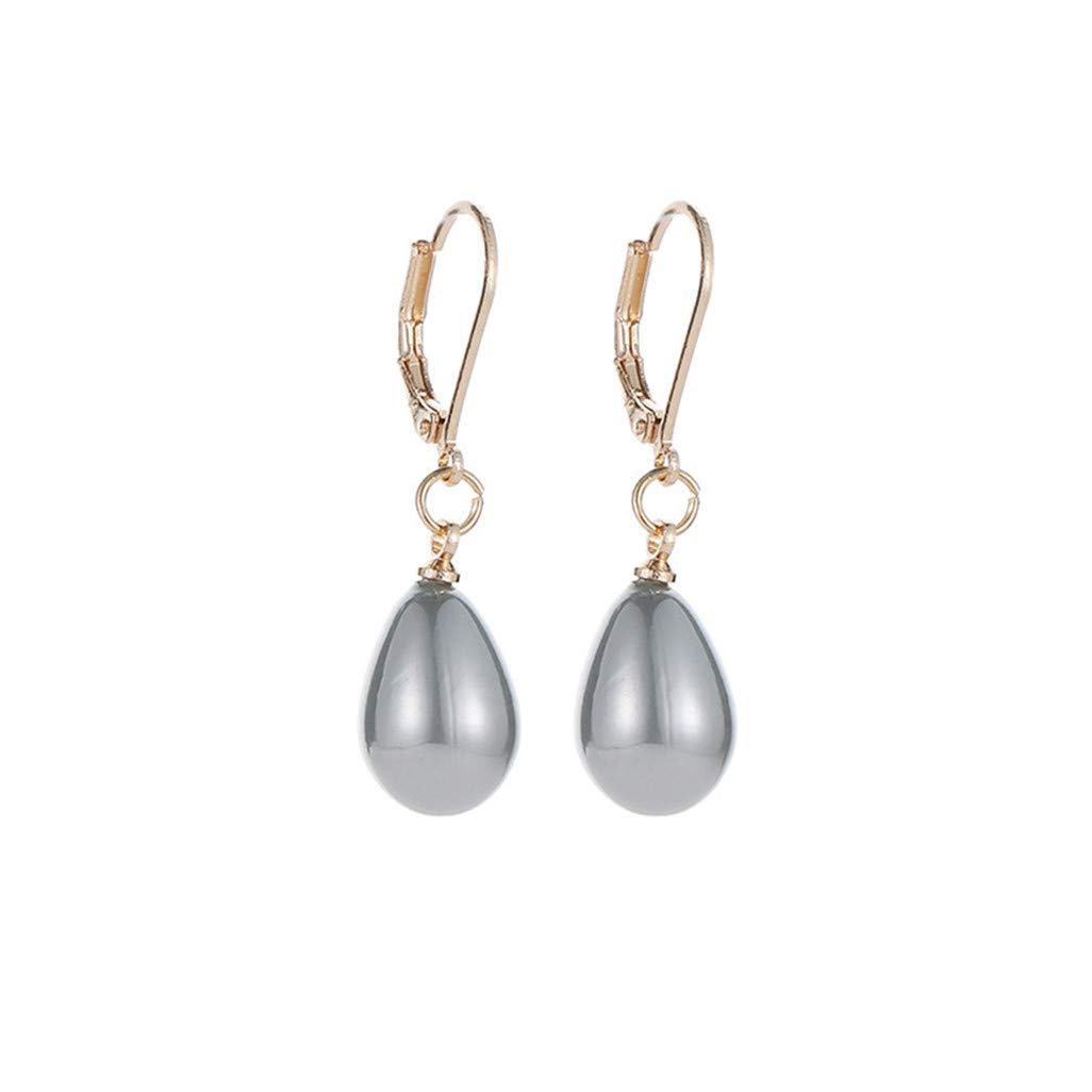 Elegant Pearl Drop Earrings for Women - Classic Simple Wedding Prom Jewelry - Glamorous Everyday & Cocktail Party Gift - Perfect for Bridal, Date Night & Special Occasions