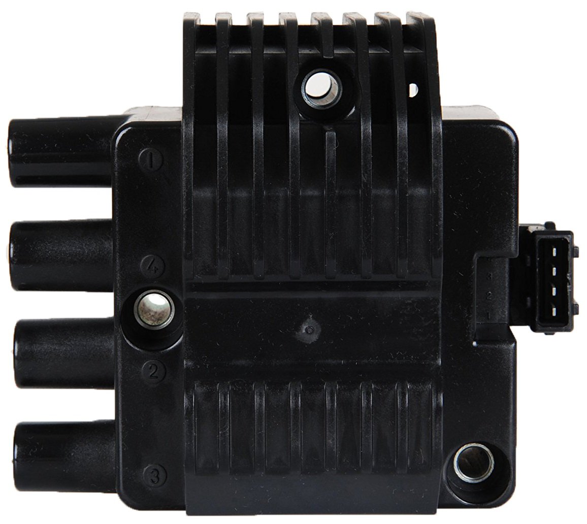 ENA Ignition Coil Pack Compatible with Pontiac Chevrolet Chevy Sunbird Pickup 1.4L 1.6L 2.0L L4 Engine - Replacement for C961 Dr44 D506A D553 5C1248 - Perfect for Engine Performance & Smooth Driving