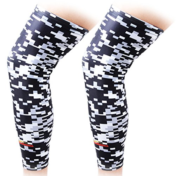 Digital Camo Basketball Knee Sleeve - Compression Support for Men & Women - Breathable Knee Brace for Basketball, Running, Workout & Sports Injury Prevention