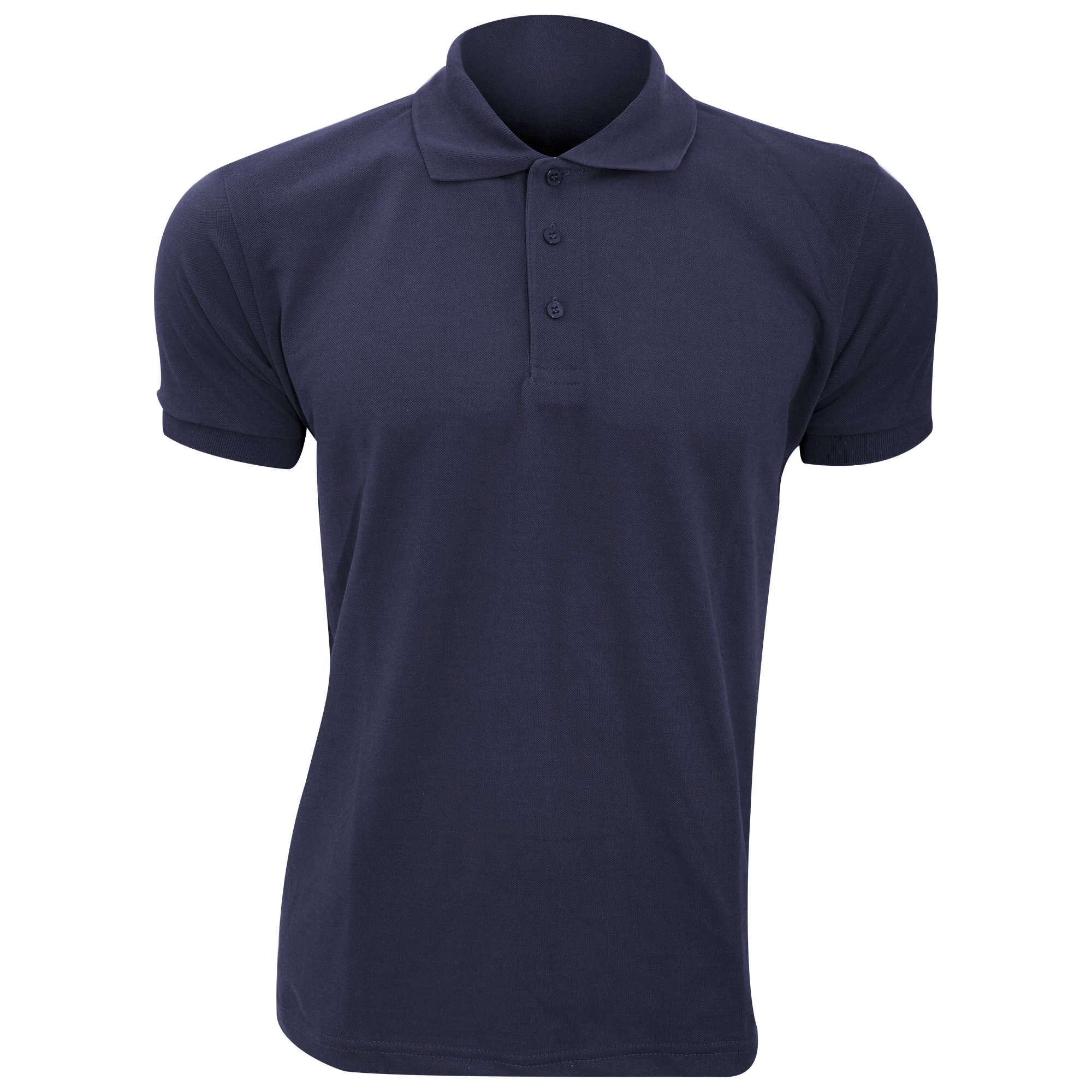 Men's Classic Short Sleeve Polo Shirt - Breathable Pique Cotton, Comfort Fit (XL, 43-44