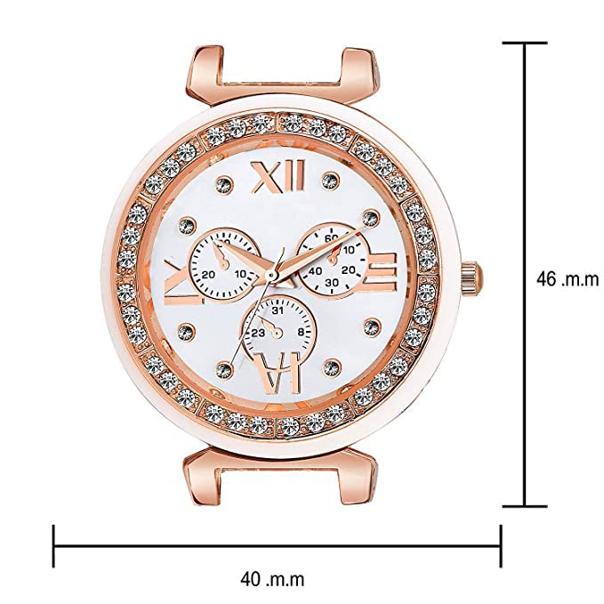 TACOFY Women's Waterproof Stainless Steel Quartz Watch with Multicolor Dial & Strap - Elegant Fashion Timepiece for Casual, Office & Outdoor Activities