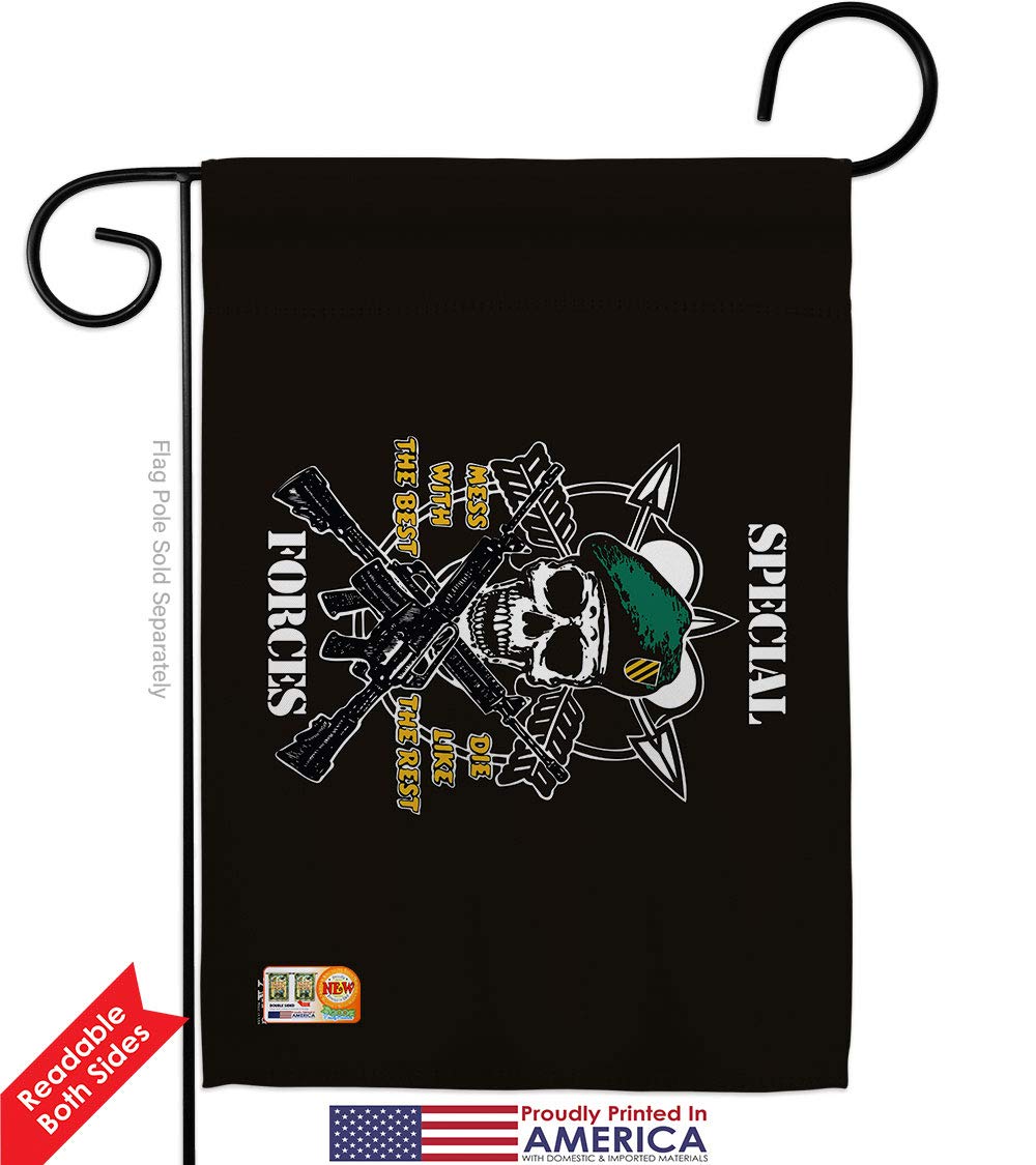 US Military Garden Flag Set - Double-Sided 13x18.5in - Perfect for Yard & Home Decor