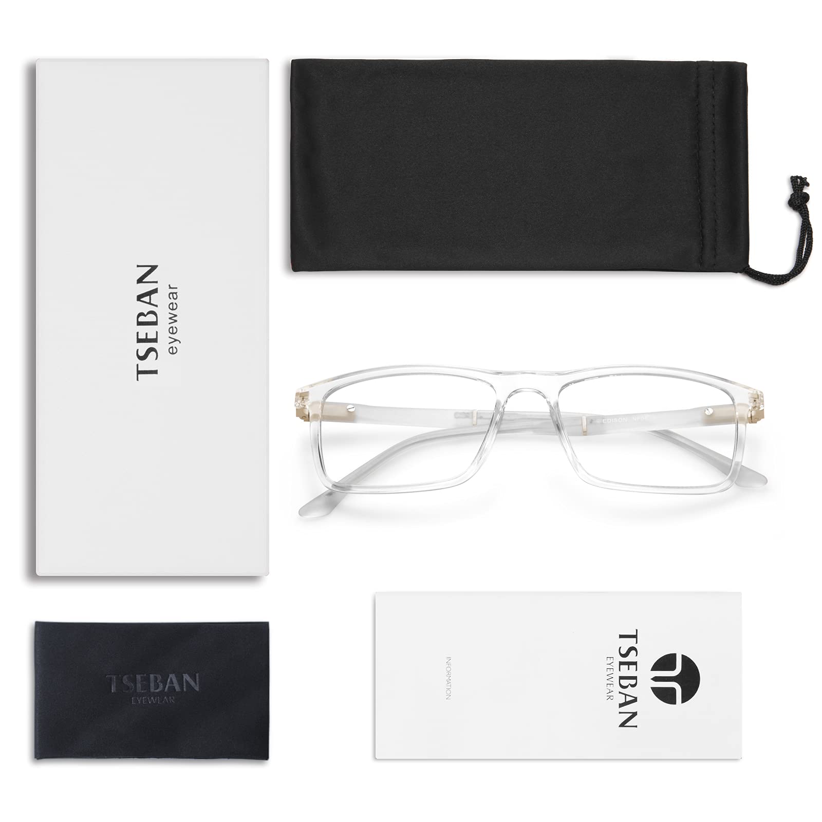Blue Light Blocking Glasses - Lightweight Anti Blue Ray Computer Glasses for Gaming, Reading & Screen Time - Reduce Eye Strain & Improve Sleep