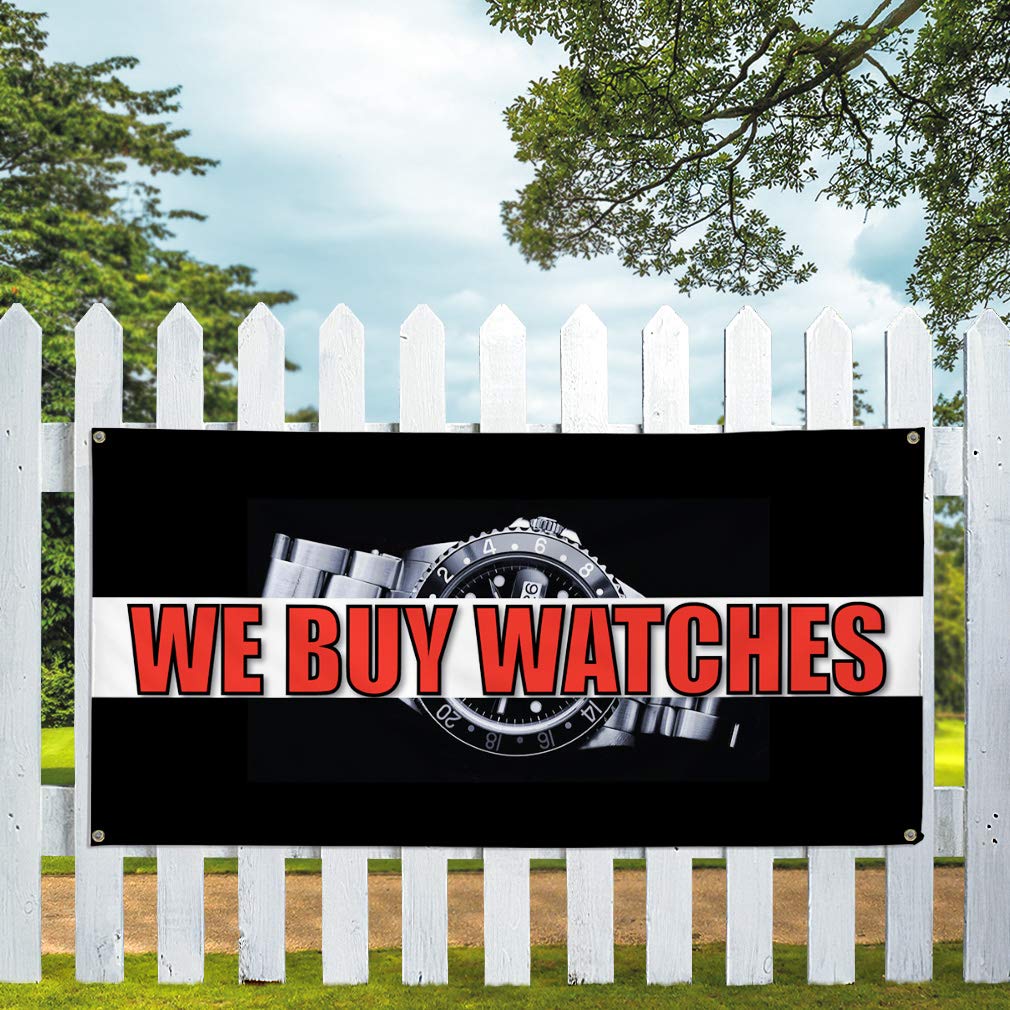 Durable 48x96 Inches Vinyl Banner with 8 Grommets - Weatherproof Outdoor Advertising Sign for Business, Yard, Industrial Use | Custom Printing Available in Multiple Sizes | Perfect for Store Promotions, Events & Trade Shows