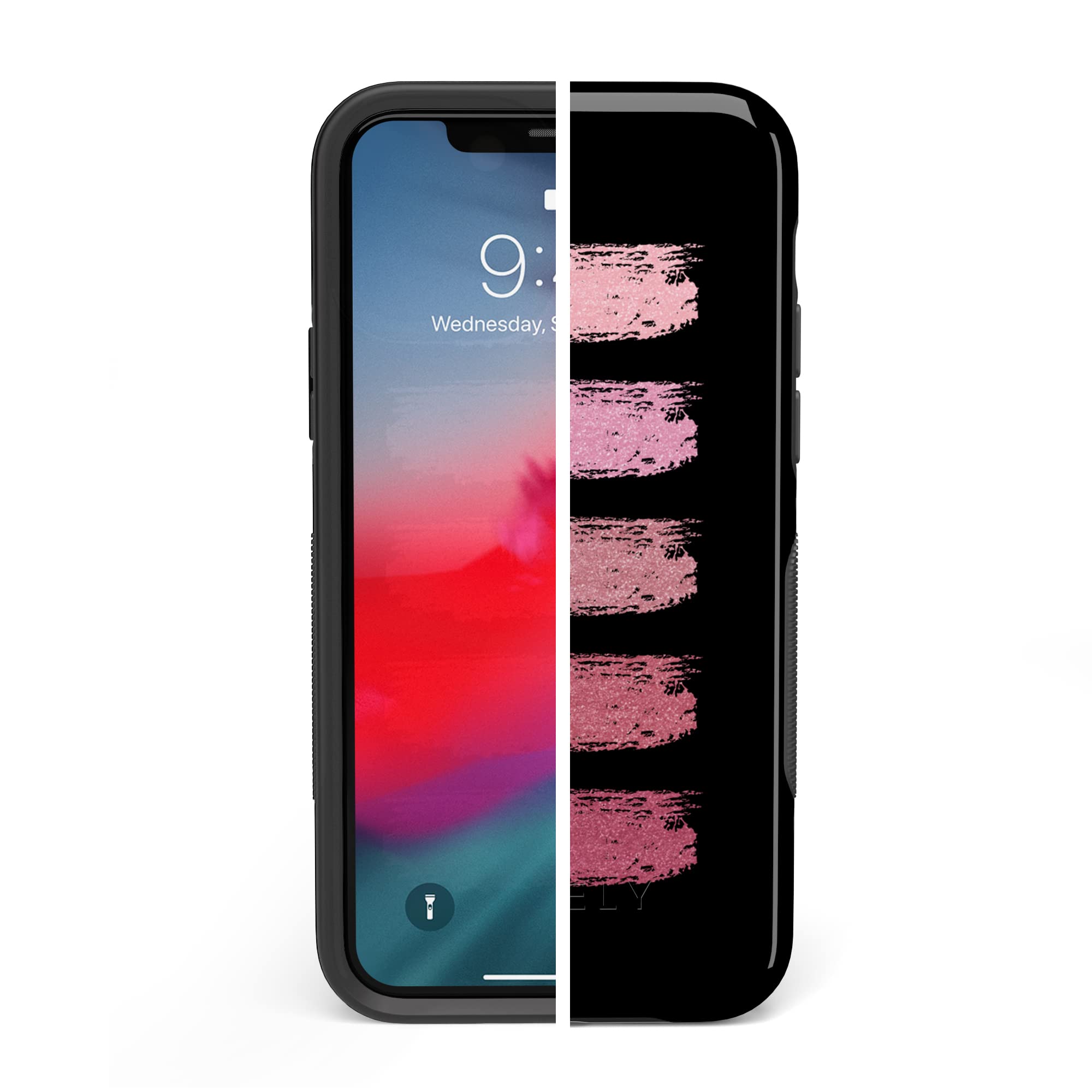 Casely iPhone 11 Pro Max Case - Trendy Makeup Swatch Design | Protective Phone Cover for Women | Perfect for Social Media, Travel & Everyday Use