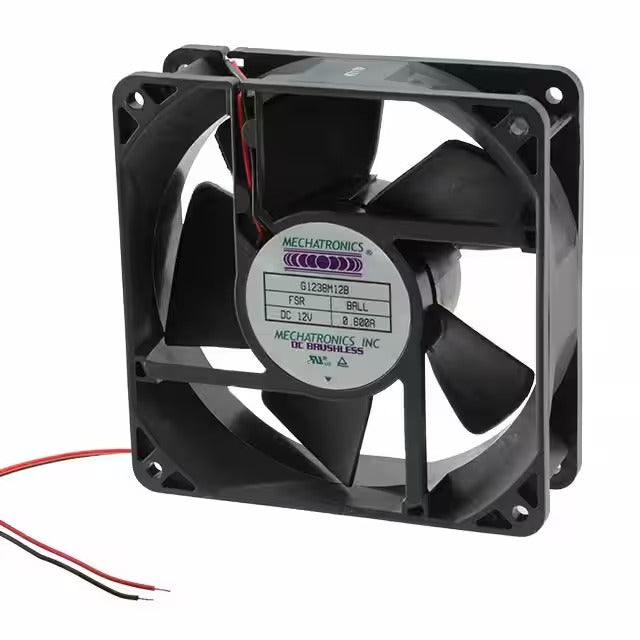 High-Speed 120x120x38mm 24V Encapsulated Mechatronics Cooling Fan G1238E24B FSR EM - Perfect for Server Racks, Industrial Equipment & PC Cooling Systems