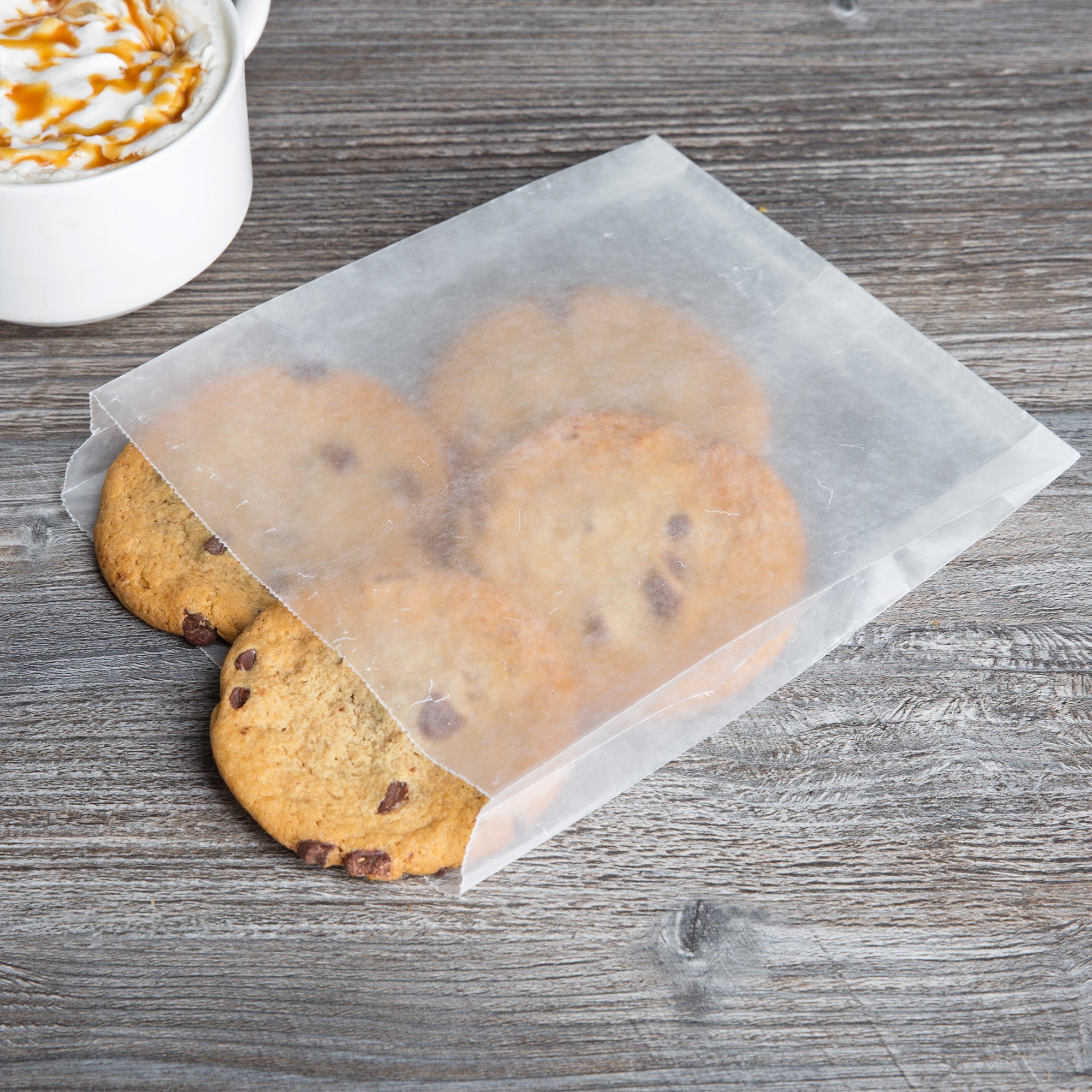 1000 Pack 6x7 Inch Flat Glassine Wax Paper Sandwich Bags - Eco-Friendly Food Storage for Lunch, Snacks & Bakery | Perfect for Sandwiches, Cookies & Deli Items