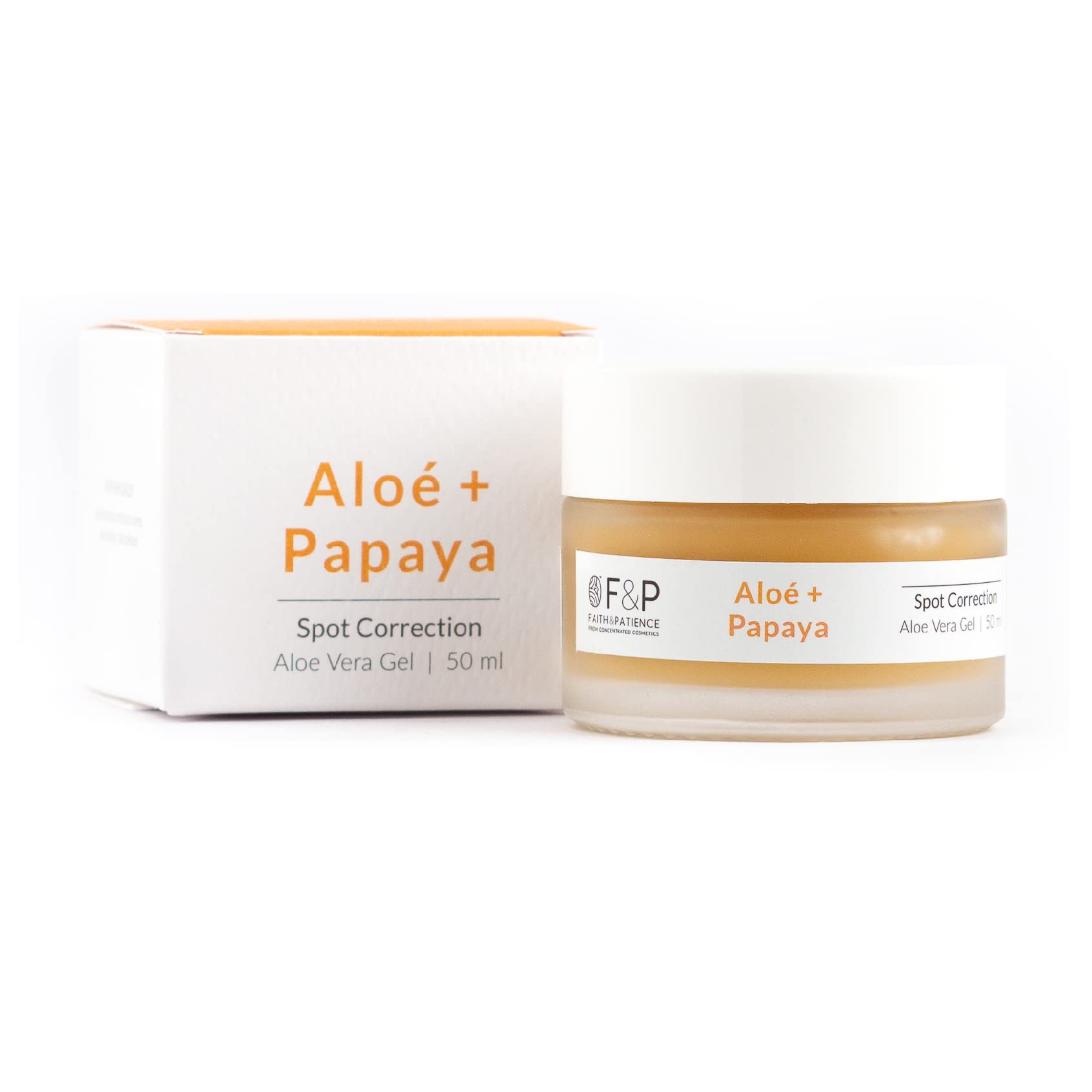 Faith & Patience Aloe Vera Gel for Spot Correction - Soothes Skin, Reduces Blemishes & Acne - Perfect for Daily Skincare Routine & Post-Sun Care