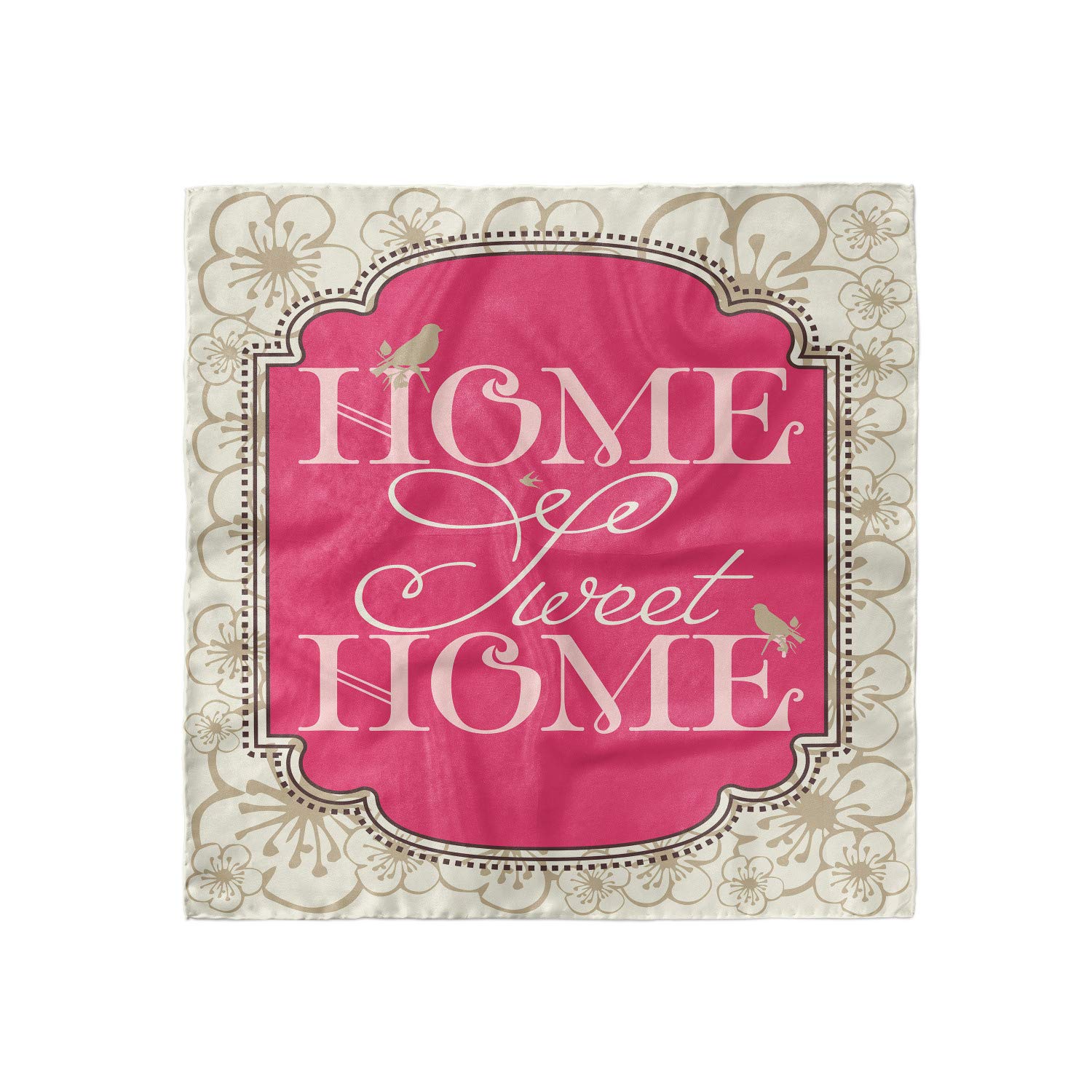 Ambesonne Floral Frame Head Scarf - Stylish Hair Wrap for Women | Perfect for Beach, Yoga, and Everyday Fashion Accessory