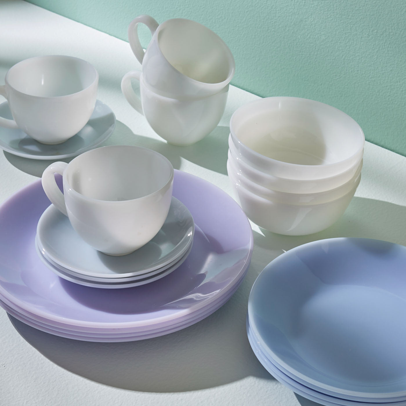 Premium 5-Piece Dinnerware Set - Elegant Porcelain Tableware for Family Meals & Dinner Parties | Microwave & Dishwasher Safe