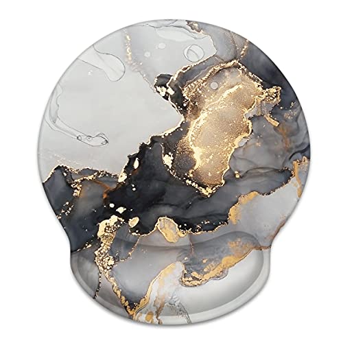 black+gold marble