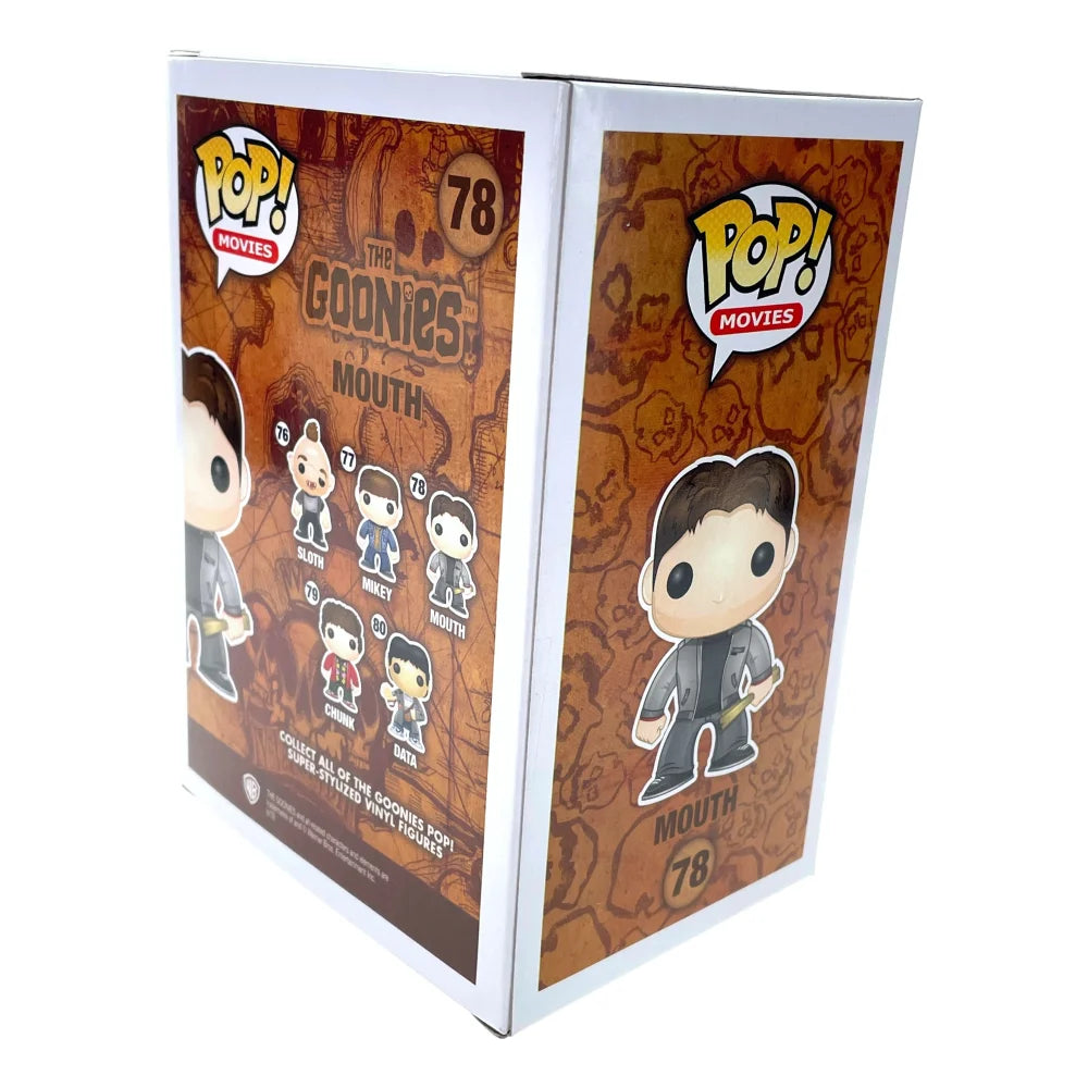 Corey Feldman Autographed Never Die Funko Pop The Goonies Mouth 78 JSA COA - Limited Edition Collectible for Movie Fans & Pop Culture Enthusiasts - Perfect for Display in Home Theater, Office, or Comic Book Collection