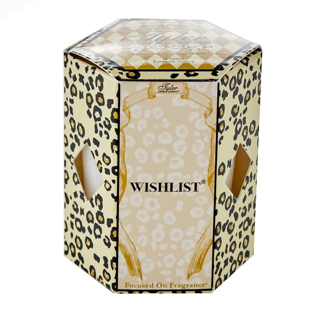 Tyler Candle Co Wishlist Scented Votive Candles - Set of 6 for Home Decor, Romantic Dinners & Relaxation