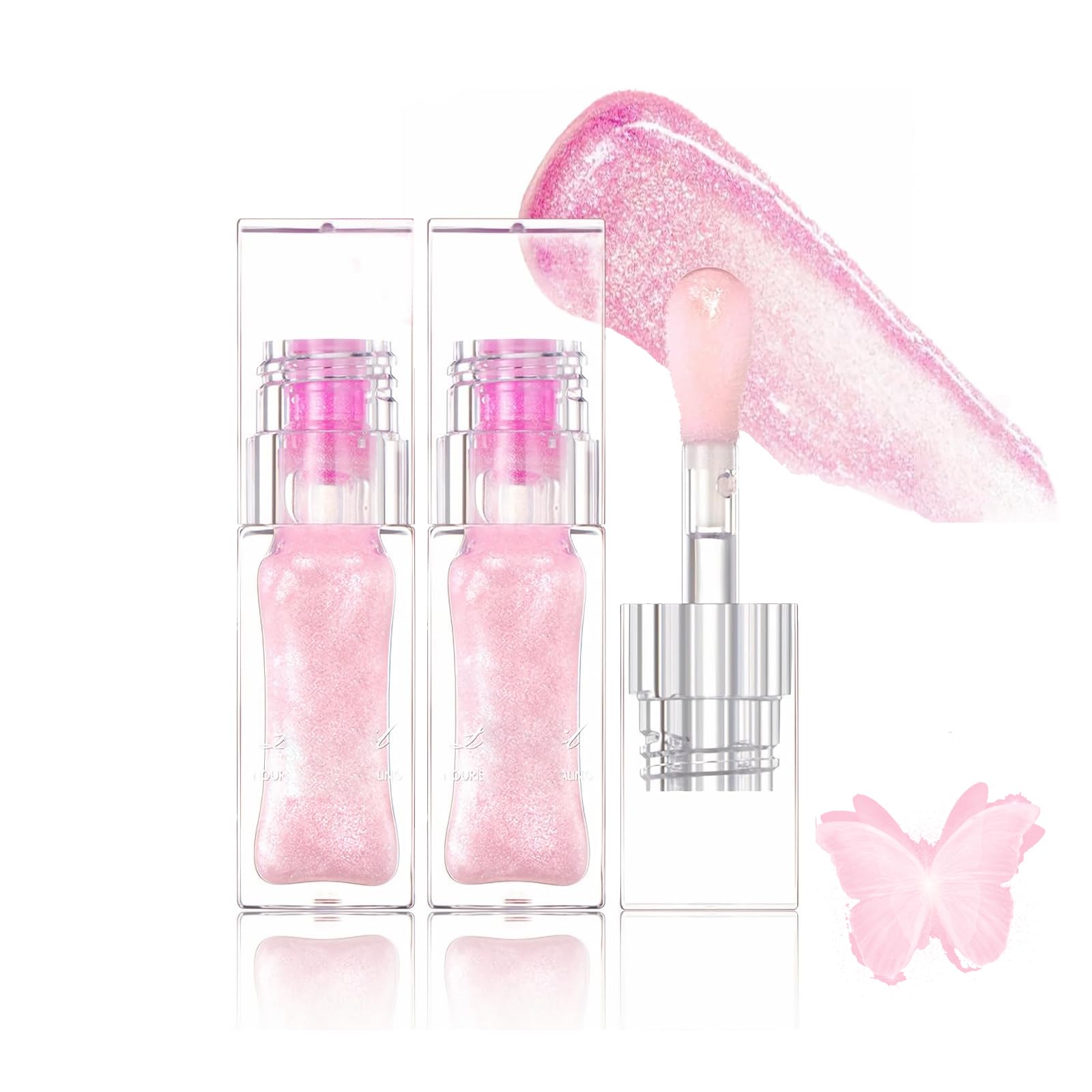 Boss Up Magic Color Changing Lip Oil - 2 Pack Hydrating Lip Gloss, Moisturizing & Plumping Lip Treatment for Women | Perfect for Daily Wear, Date Night & Special Occasions