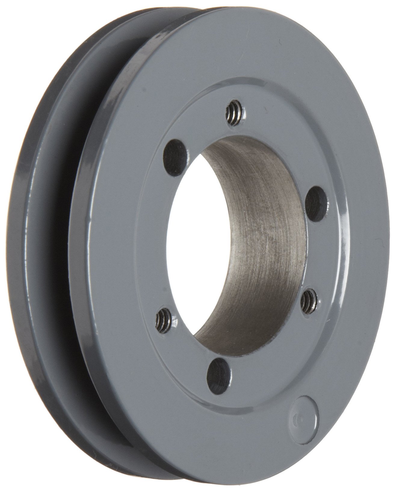 3V1901 Narrow V-Belt Sheave - 3V Belt Section, 1 Groove, Cast Iron Pulley (19.00