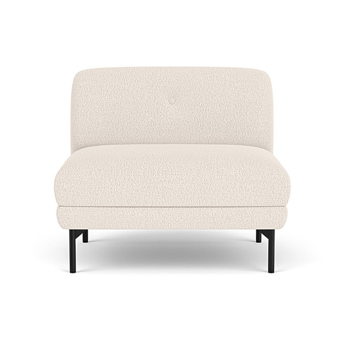 Alfred Boucle Modular Armless Sectional Sofa - Modern Comfort for Living Room, Lounge & Office Spaces