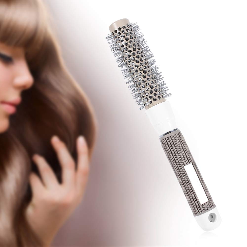 Ceramic Round Curling Iron Brush 32mm - Heat Resistant Styling Comb for Salon & Home Use - Perfect for Curling, Smoothing & Detangling Hair