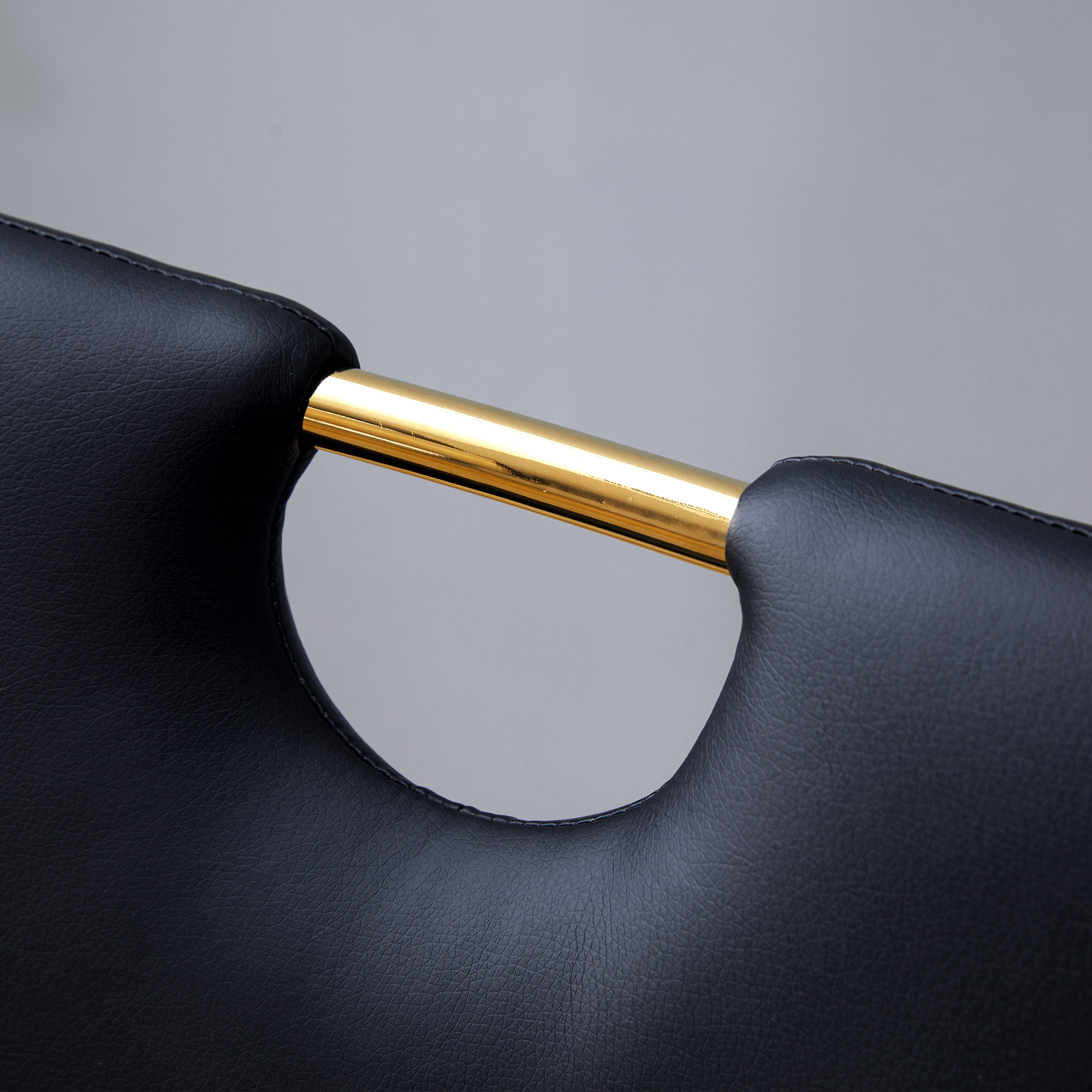 Modern Black PU Dining Chairs Set of 4 - Waterproof Faux Leather Upholstery with Gold Metal Legs - Stylish for Kitchen, Restaurant, Office & Conference Room - Elegant Seating Solution for Home & Commercial Use