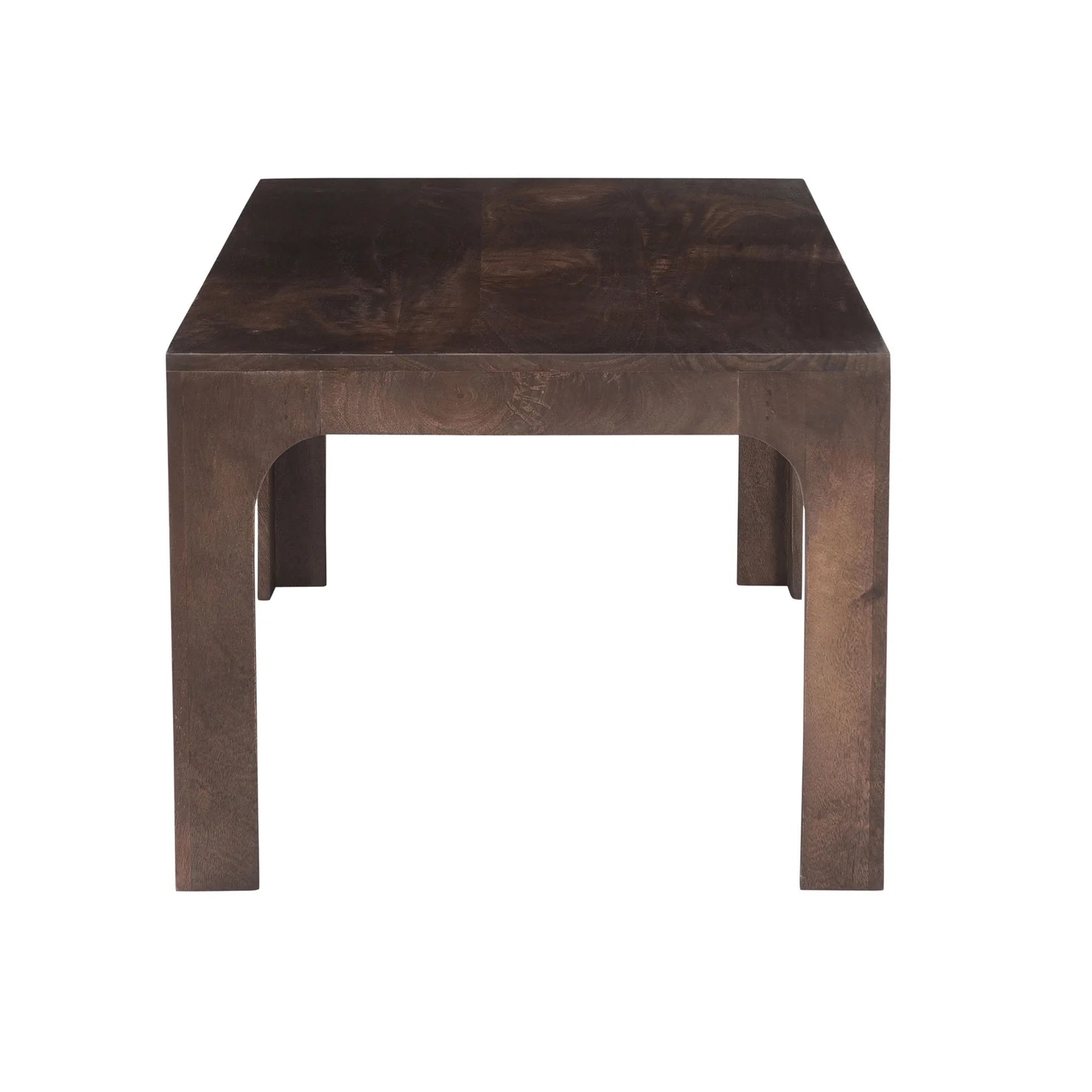 Dark Walnut Coffee Table - Modern Solid Wood Living Room Furniture for Home Decor | Perfect for Small Spaces, Apartments & Cozy Living Areas