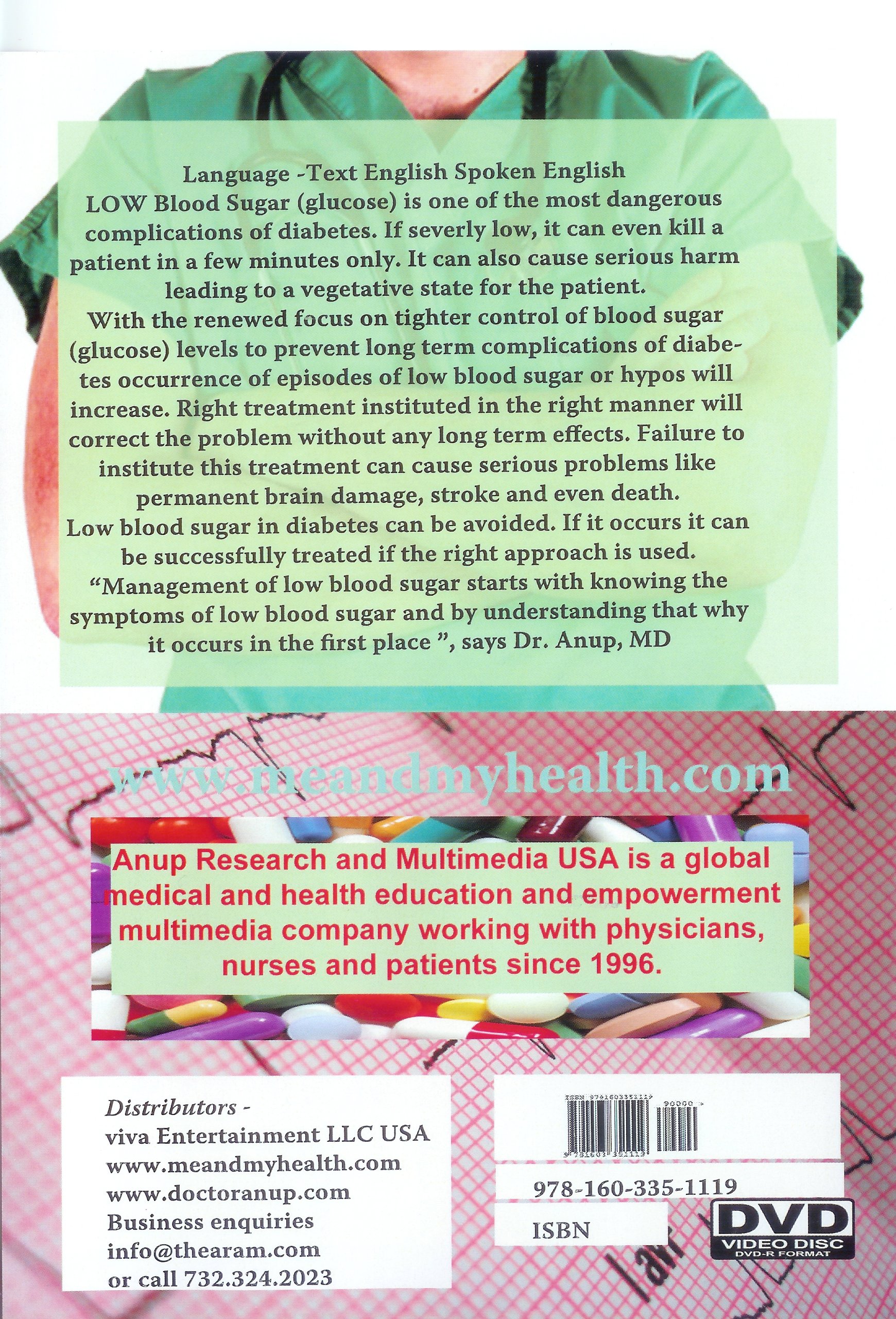 Low Blood Sugar Monitor - Recognize & Manage DN2.101DIAE for Diabetics