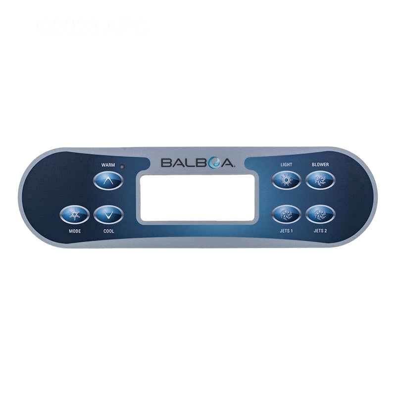 Balboa Panel Overlay 11688 Replacement Part for Hot Tubs & Spas - Durable Control Panel Cover for Jacuzzi Maintenance and Repair - Perfect for Home Spa Upgrades and Waterproof Protection