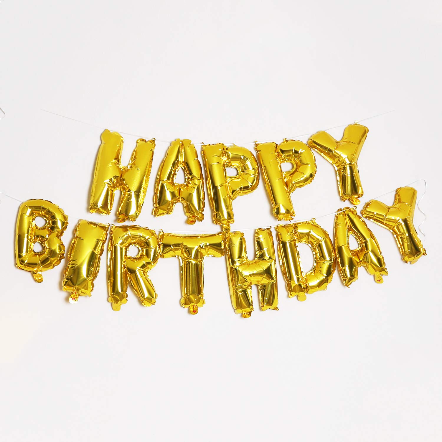 Happy Birthday Balloons - Premium Aluminum Foil Banner Balloons for Birthday Party Decorations | Party Supplies for Indoor & Outdoor Celebrations | Perfect for Birthday Parties, Baby Showers & Anniversary Events